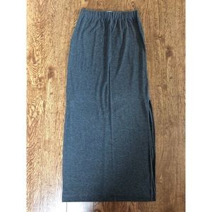Madewell Knit Maxi Skirt with Side Slits